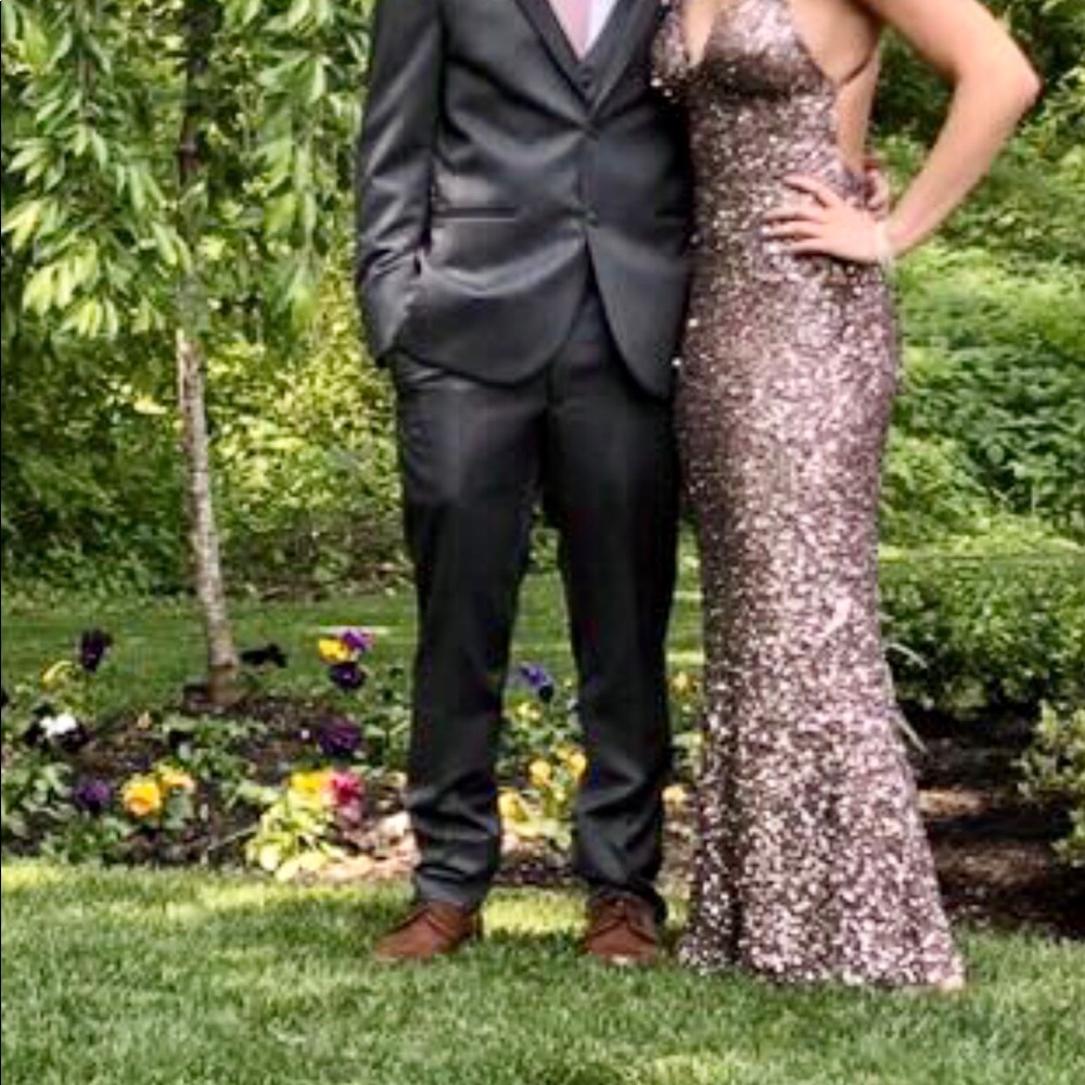 Scala Size 2 Worn Once Amethyst Color Dress - image 4